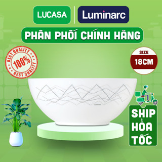 Bộ 6 Tô Thủy Tinh Cường Lực Luminarc Diwali Marble 18cm - BOL3756 | Phân Phối Chính Hãng