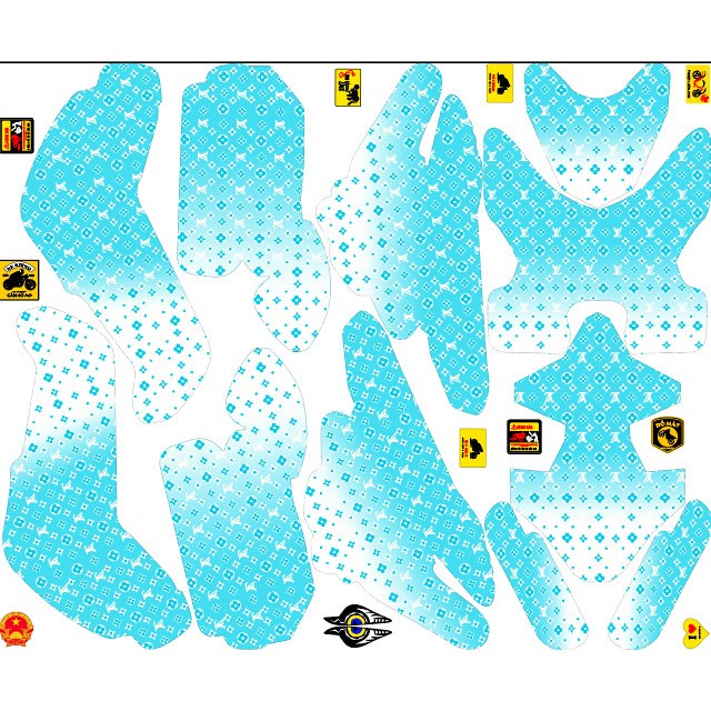 Tem trùm xe điện xmen mã 379b mới