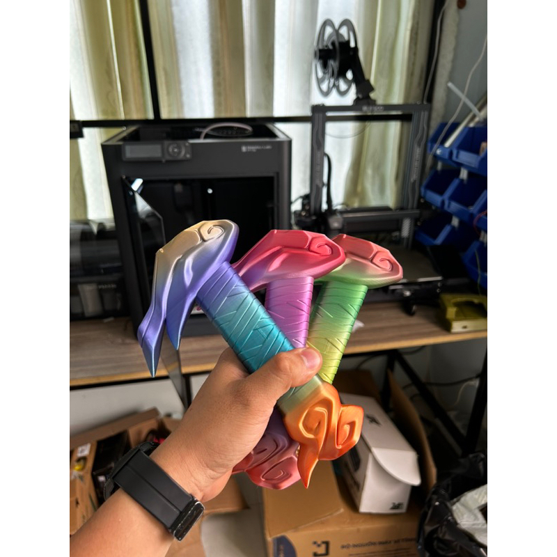 Đồ chơi trang trí góc làm việc Yasuo Collapsing Katana in 3d chất lượng cao - PLAYTEK