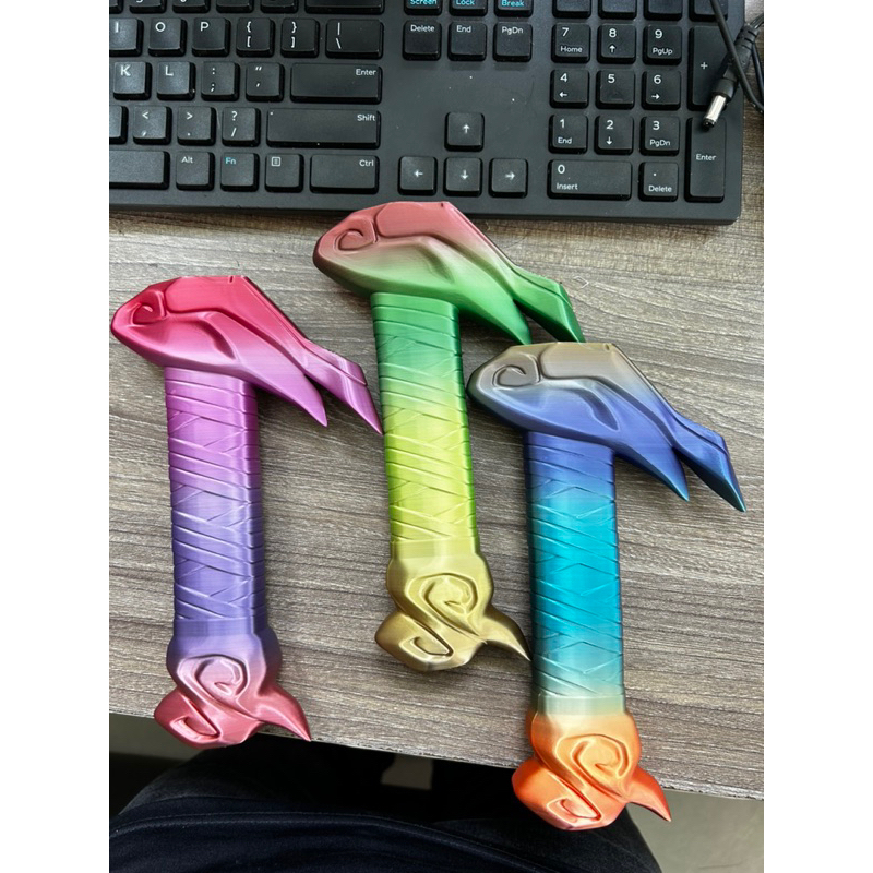 Đồ chơi trang trí góc làm việc Yasuo Collapsing Katana in 3d chất lượng cao - PLAYTEK