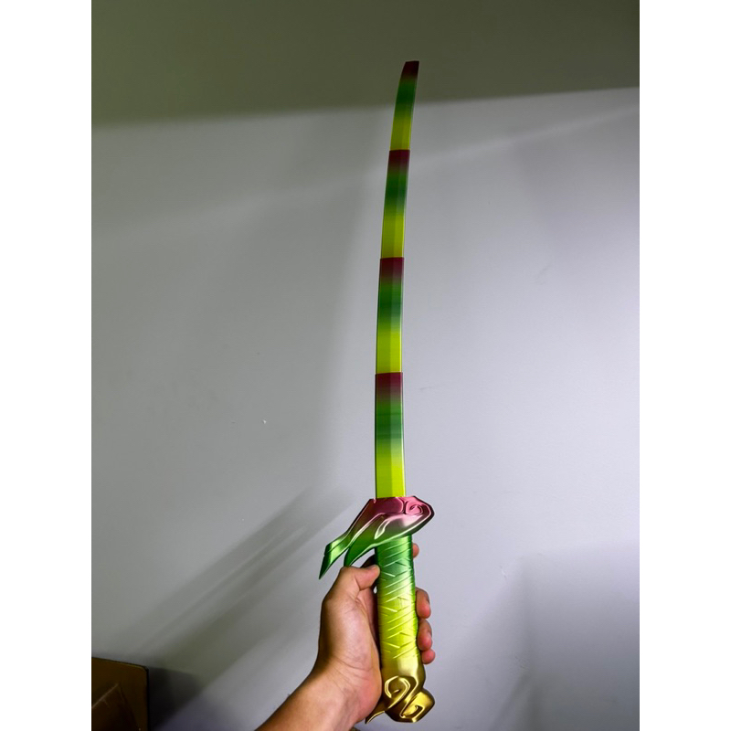 Đồ chơi trang trí góc làm việc Yasuo Collapsing Katana in 3d chất lượng cao - PLAYTEK