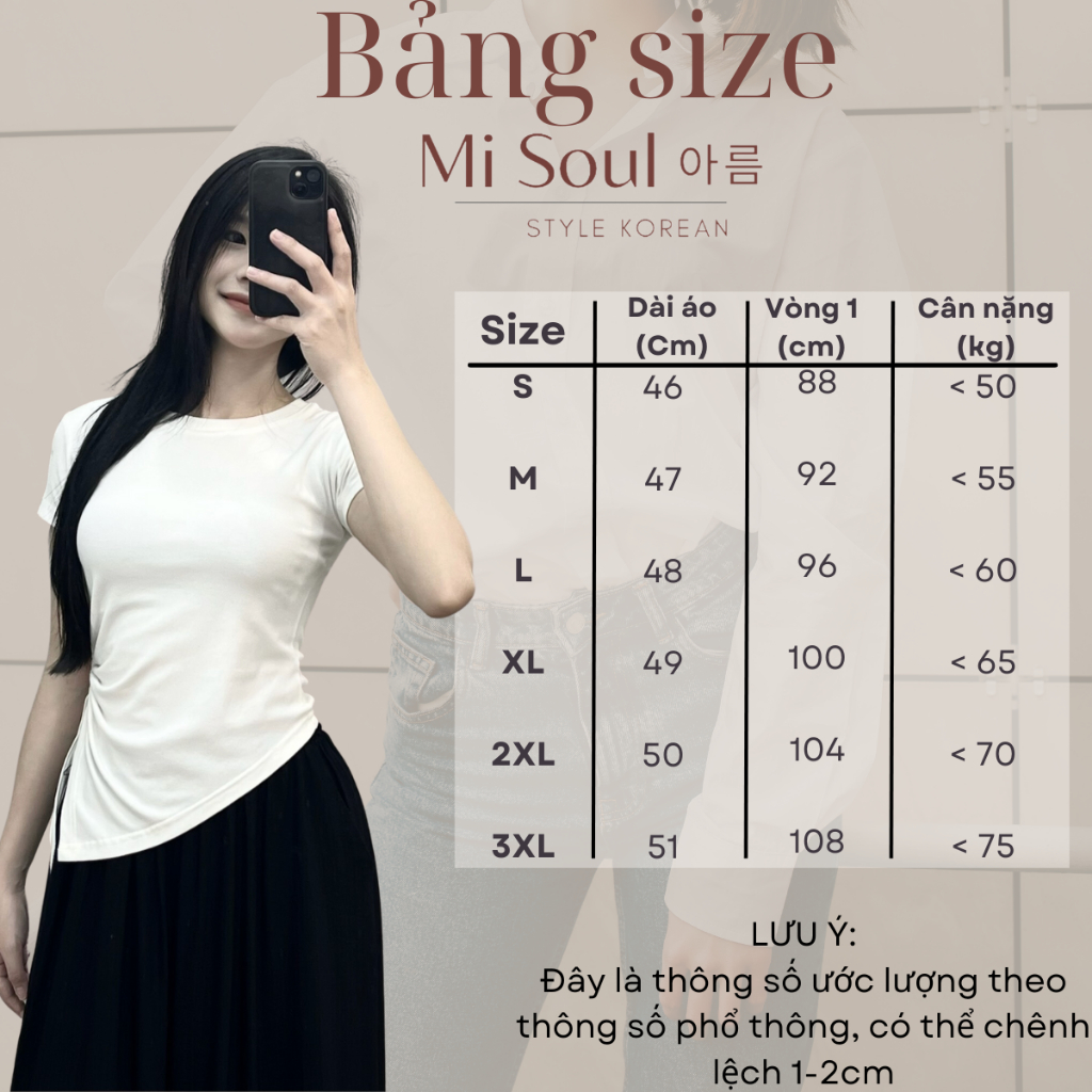 Áo Thun Khoét Bên Eo Vạt Nhọn MiSoul BigSize, Áo Cộc Tay Rút Eo Dây BigSize 200 | BigBuy360 - bigbuy360.vn