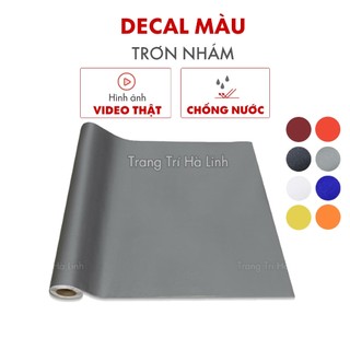 Giấy decal màu nhám sần dán bàn tủ kiếng , decal nhám dán kính dán xe điện thoại khổ 1.2mx0.5m