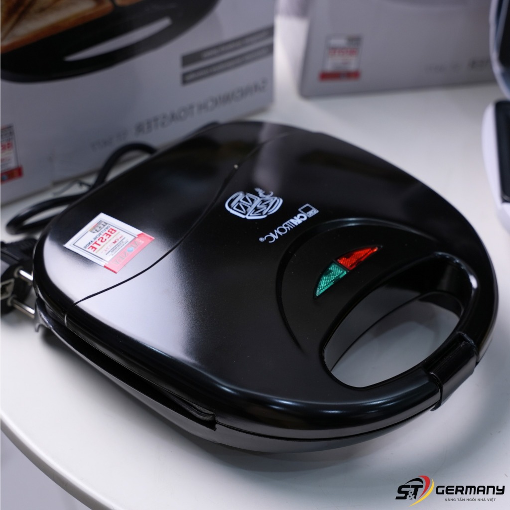 Máy nướng bánh mì sandwich Clatronic ST3477 nội địa Đức, máy làm bánh hotdog công suất 750W GermanySnT