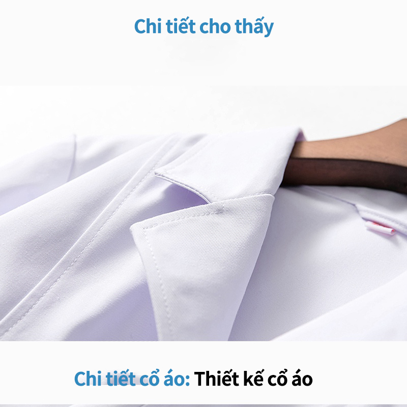 Áo blouse bác sĩ áo blue bác sĩ áo blouse nam áo lab VẢI CAO CẤP