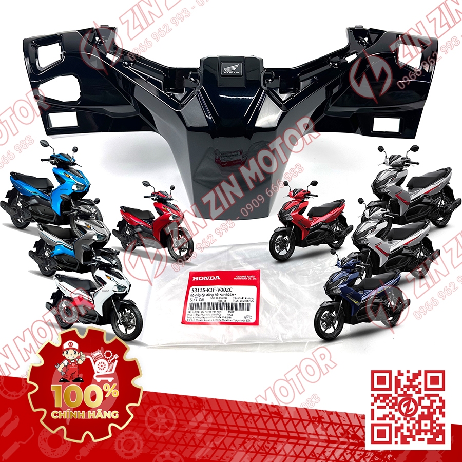 Dàn Áo AB 2020, AirBlade 125 Xanh Đen 2021 Phiên Bản Tiêu Chuẩn Chính Hãng Honda - ZZM