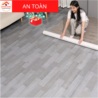 Simili trải sàn vân gỗ nhám miếng thảm nhựa lót sàn vân gỗ tấm dán giả gỗ chống trơn trượt - Hưng Chiếu