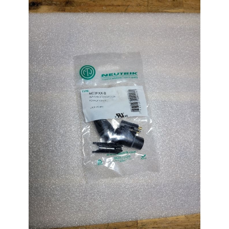 Jack neutrik NC3MXX-B/NC3FXX-B hàng chính hãng