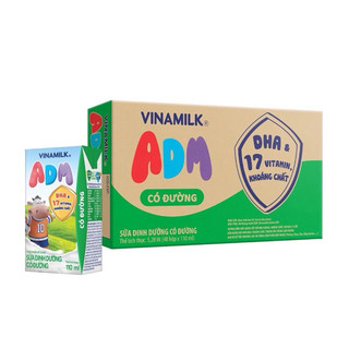 Thùng SỮA TIỆT TRÙNG Vinamik ADM có đường- ít đường 110ml