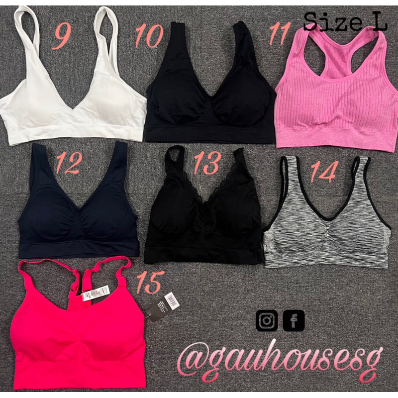 BRA TẬP NGẪU NHIÊN 5 CÁI/ 1 SET NEW 100% không trùng màu