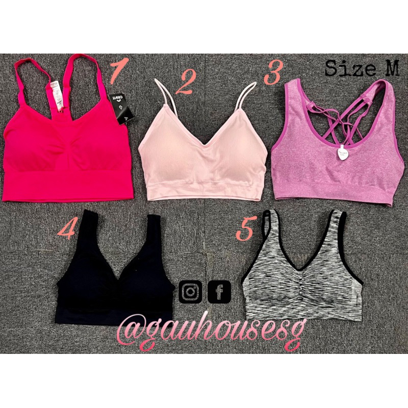 BRA TẬP NGẪU NHIÊN 5 CÁI/ 1 SET NEW 100% không trùng màu