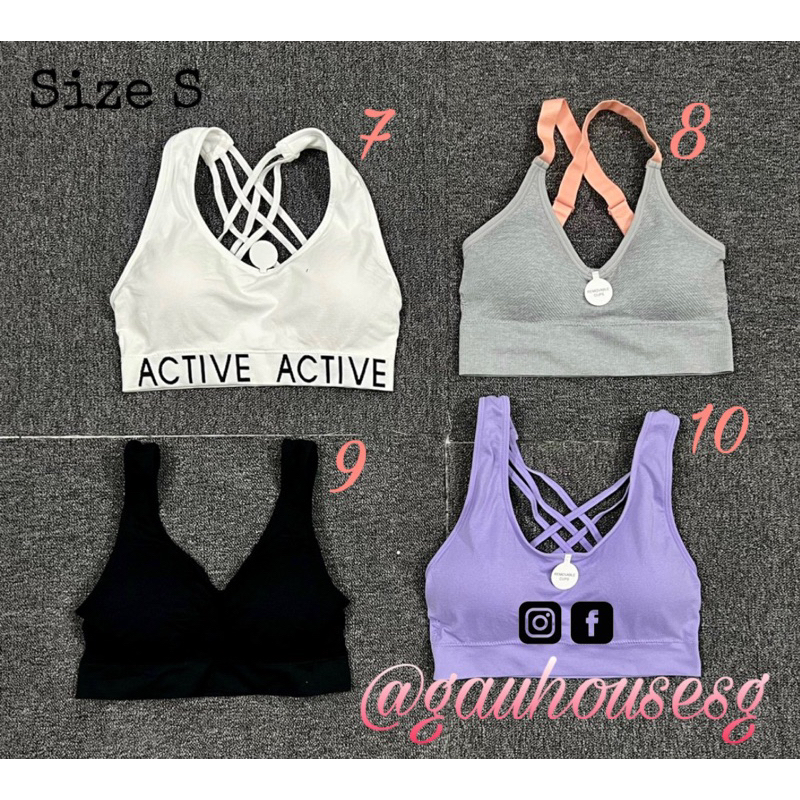 BRA TẬP NGẪU NHIÊN 5 CÁI/ 1 SET NEW 100% không trùng màu