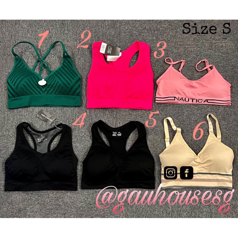 BRA TẬP NGẪU NHIÊN 5 CÁI/ 1 SET NEW 100% không trùng màu