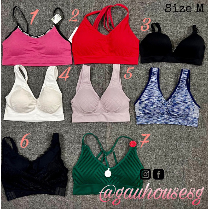 BRA TẬP NGẪU NHIÊN 5 CÁI/ 1 SET NEW 100% không trùng màu