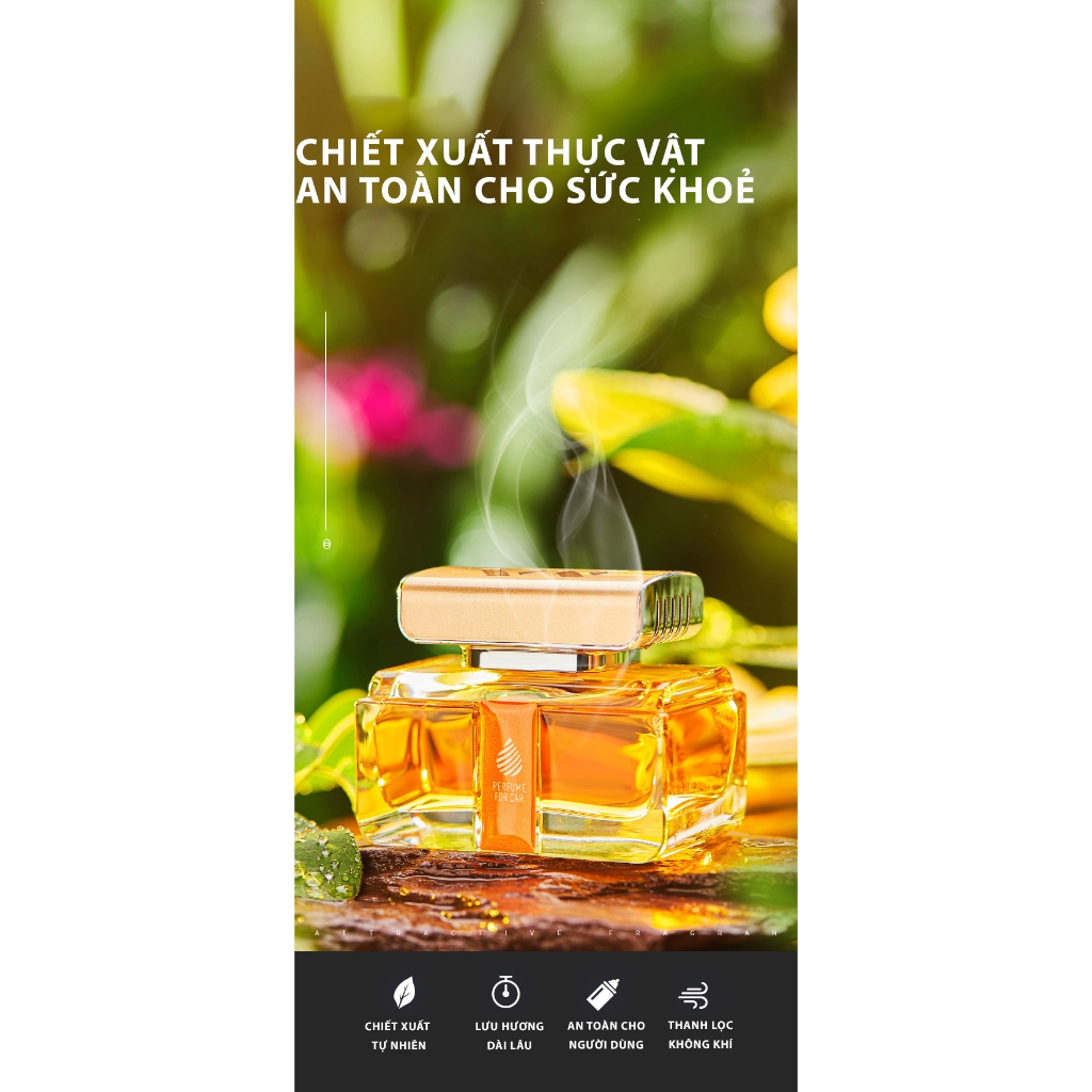 Nước hoa ô tô IIANTOIY 80ml, nước hoa xe hơi