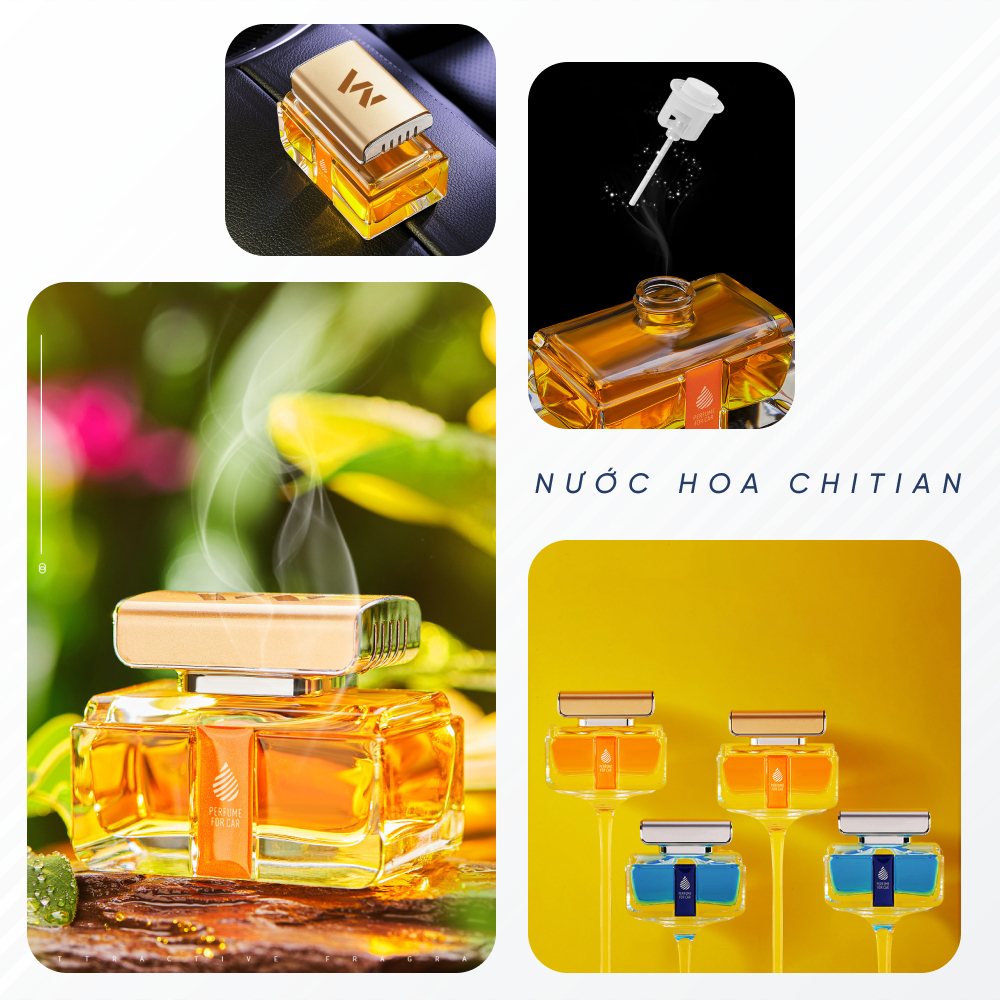 Nước hoa ô tô IIANTOIY 80ml, nước hoa xe hơi
