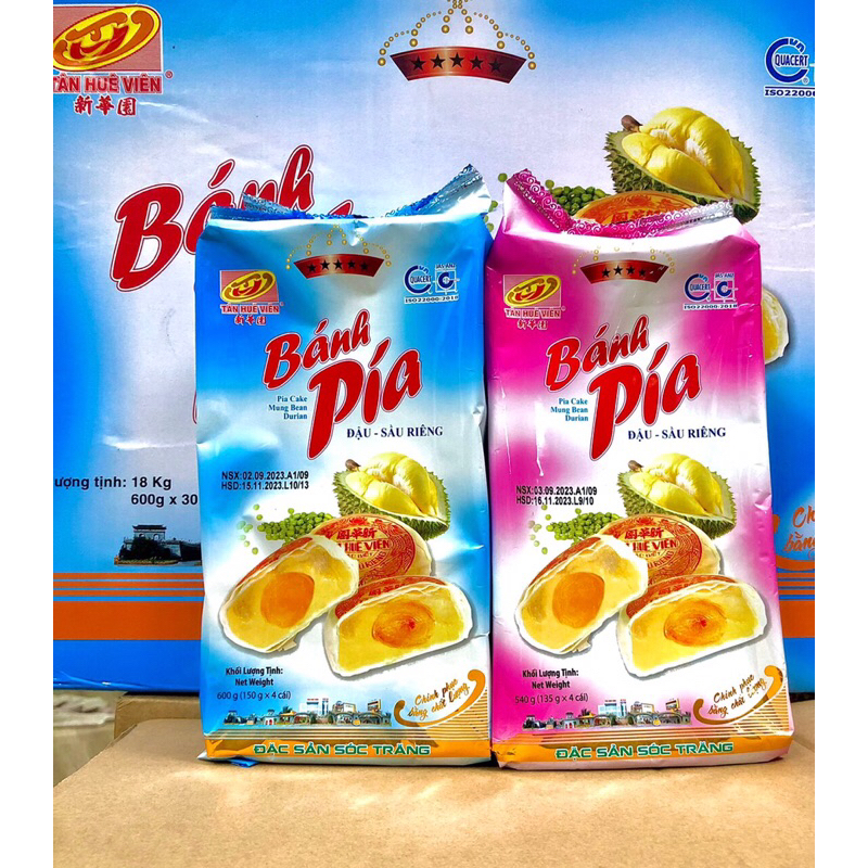 Bánh Pía Tân Huê Viên đậu xanh sần riêng