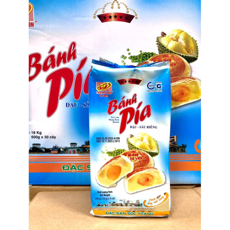 Bánh Pía Tân Huê Viên đậu xanh sần riêng