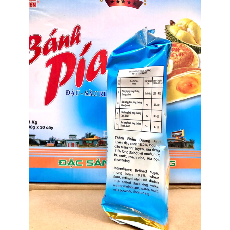 Bánh Pía Tân Huê Viên đậu xanh sần riêng