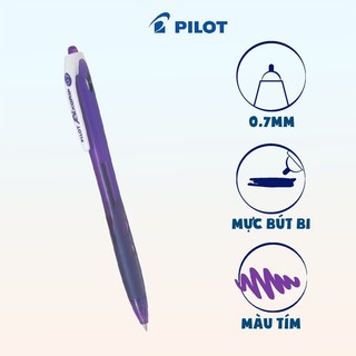 Bút bi Pilot Rexgrip (0.7mm) nhiều màu mực