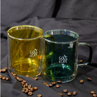 Ly thủy tinh 2 lớp cách nhiệt cao cấp - Thương hiệu Gout de cafe