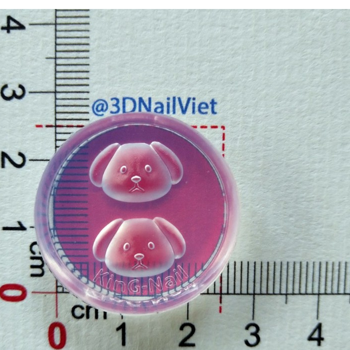 Chó nhiều kiểu - Khuôn làm charm trang trí móng