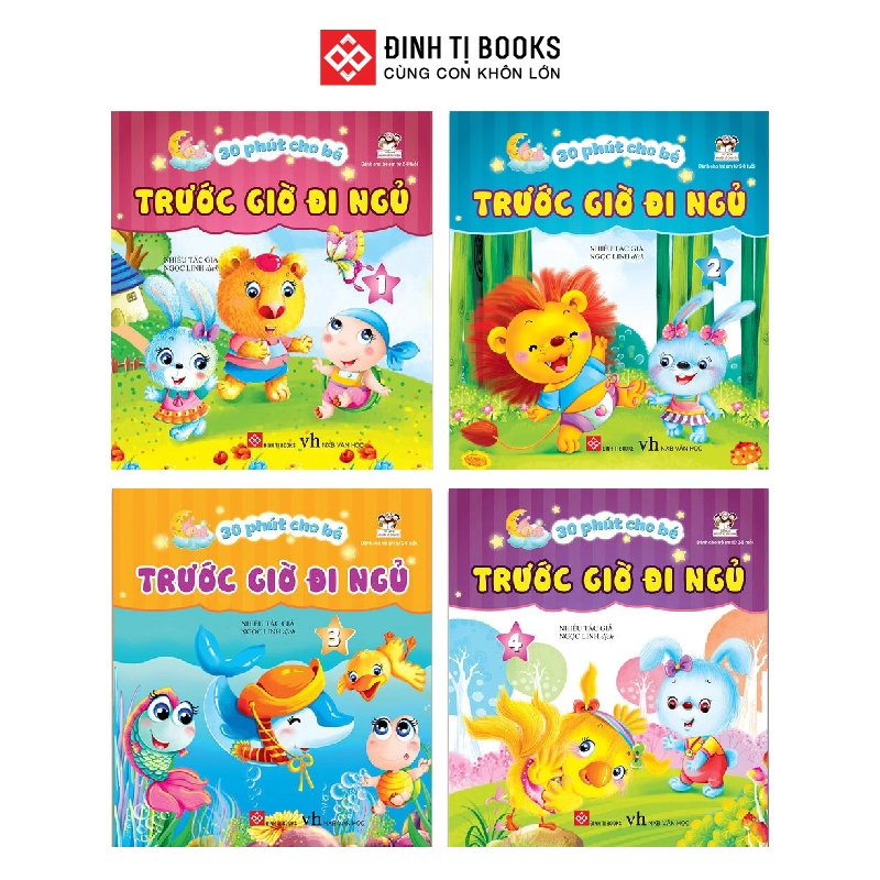 Sách - 30 phút cho bé trước giờ đi ngủ - Chuyện kể cho bé 0 - 6 tuổi - Đinh Tị Books