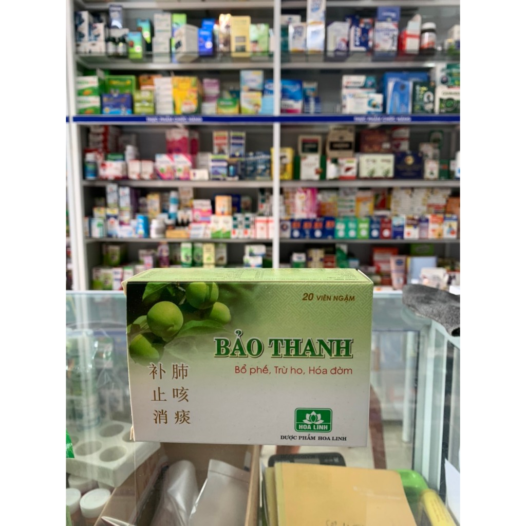 Viên ngậm ho Bảo Thanh - Kẹo ngậm giúp hóa đờm, thông cổ, mát họng - Vỉ 5 viên