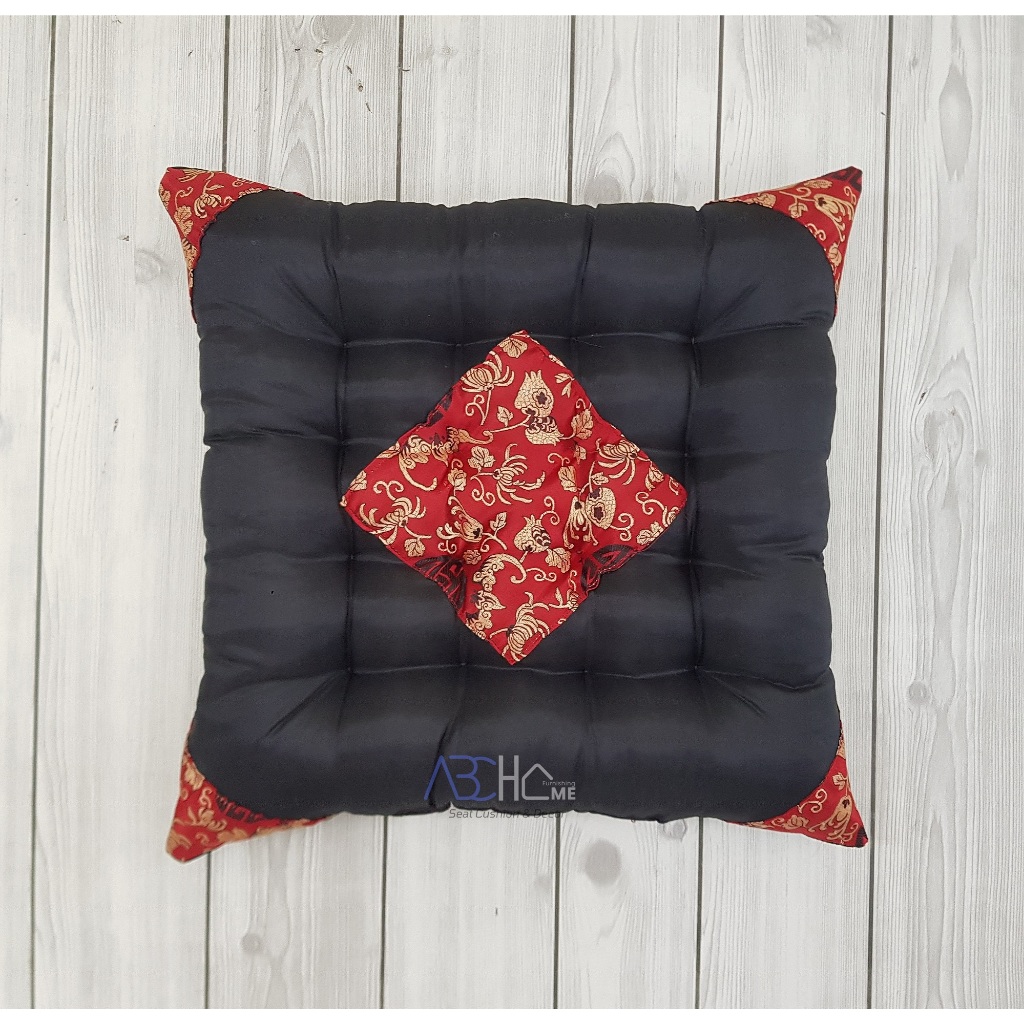 Đệm ngồi bệt, Đệm ghế sofa gấm lụa 40x40x5 cm