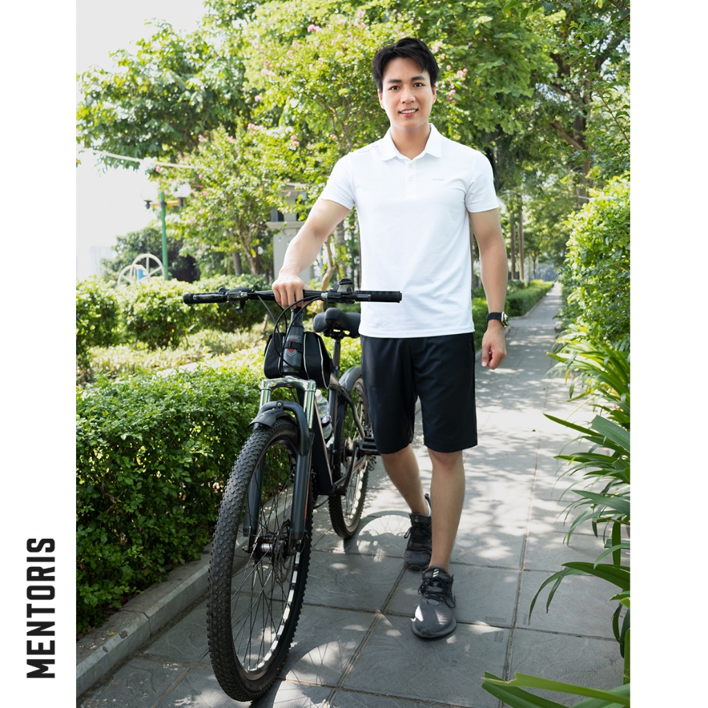 Áo Polo Nam cao cấp Mentoris,  chất liệu Cool max, công nghệ chống nhăn thấm hút mồ hôi tốt thoáng mát MPL01