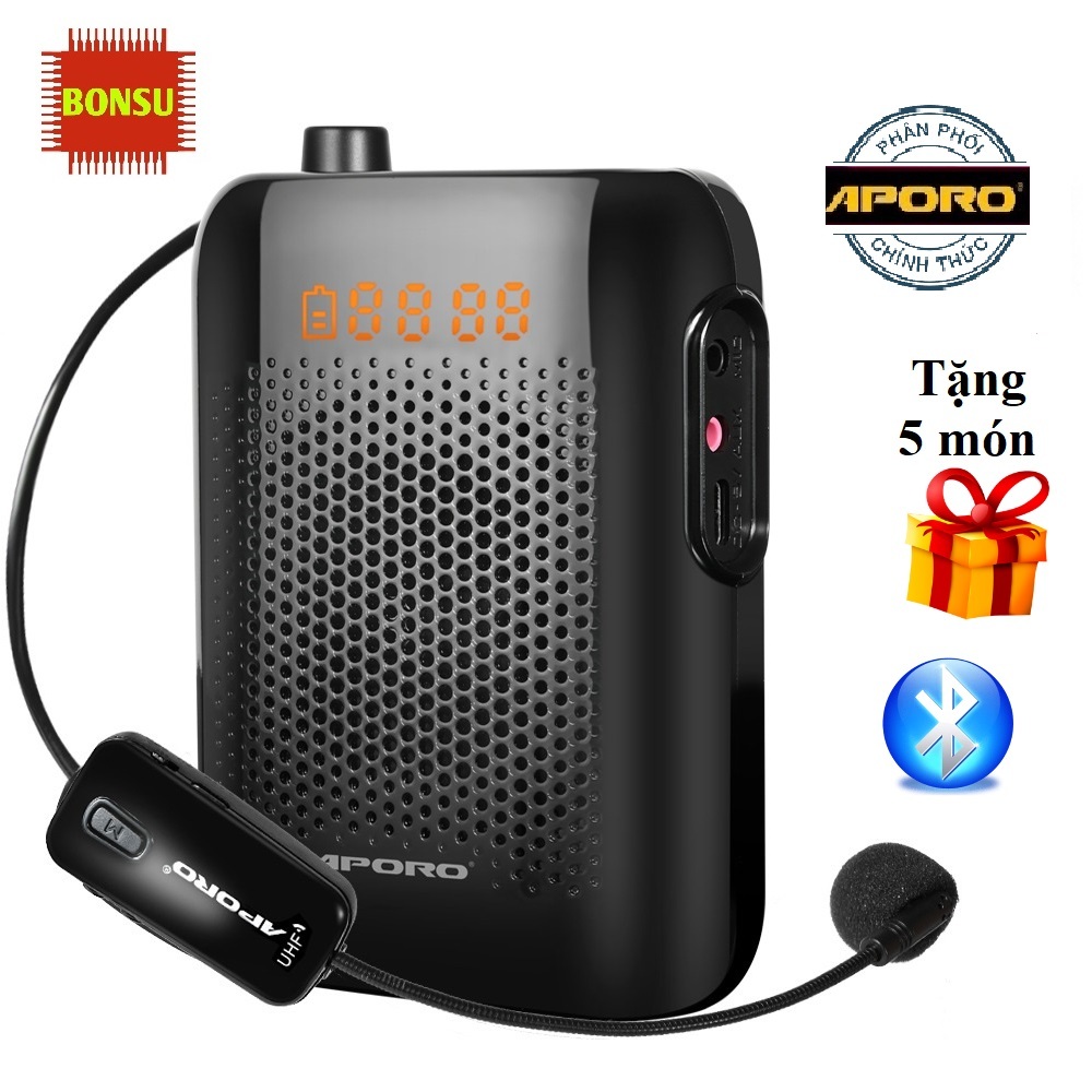 Loa trợ giảng không dây Aporo T30, máy trợ giảng có bluetooth