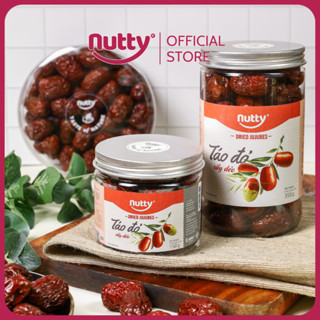 Táo đỏ sấy dẻo Nutty - Táo đỏ Tân Cương, độ ẩm 21% - 24% - Món ăn vặt lành mạnh