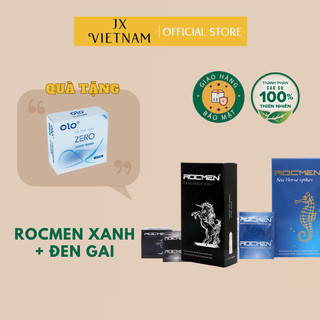 Bao cao su gai Rocmen Xanh hương bạc hà và Bao cao su kéo dài Rocmen đen gai - Bạn đã thử bộ đôi quyền lực cực phẩm này