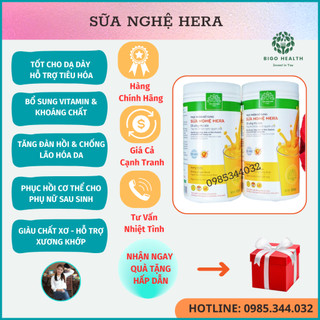Sữa Nghệ Hera 500gr. Hỗ Trợ Dạ Dày. Đẹp Da. Tốt Cho Mẹ Sau Sinh. Mau Lành Vết Thương. Tiêu Hoá Khoẻ