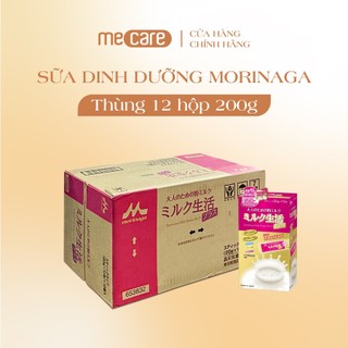 Thùng 12 Hộp Sữa Morinaga Nutritional Milk PowderPLUS Cung Cấp Dưỡng Chất Cho Người Mới Ốm Dậy MECARE
