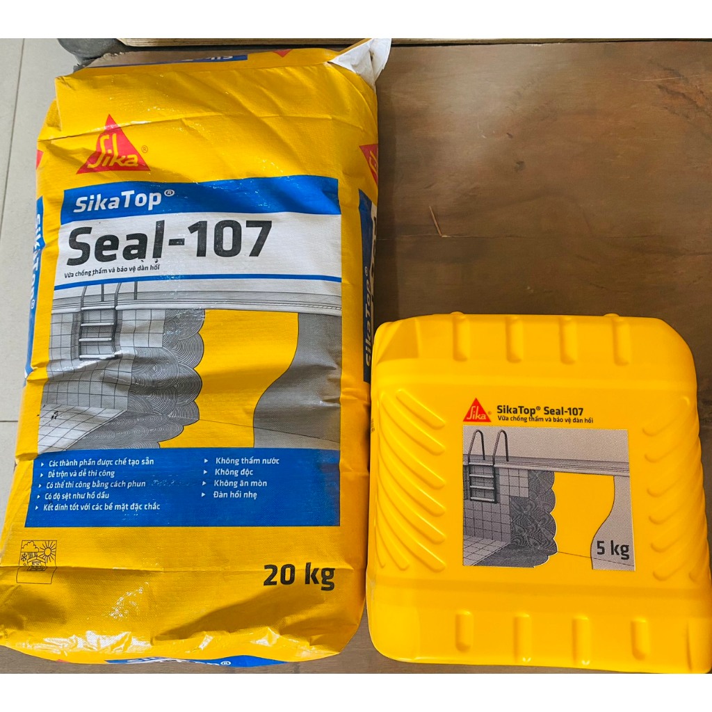 Sika top Seal 107 VN-25Kg Vữa Chống Thấm Và Bảo Vệ