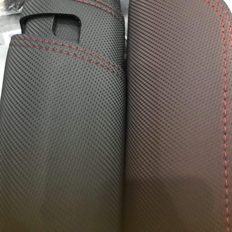 Thảm Táp lô Da Vân Carbon Xe Huyndai Accent Cao Cấp Hàng Loại 1 Dày 3 lớp Chống trơn Trượt