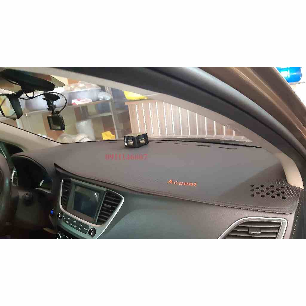 Thảm Táp lô Da Vân Carbon Xe Huyndai Accent Cao Cấp Hàng Loại 1 Dày 3 lớp Chống trơn Trượt