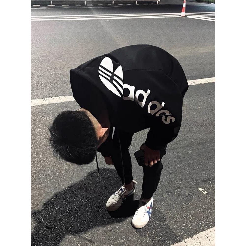 Áo Khoác Thể Thao Nam Nữ Adidas Có Mũ , Áo Khoác Das Kéo Khoá Cực Đẹp Hottrend 2023