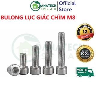 Bulong lục giác chìm đầu trụ M8x20 M8x25 M8x30 M8x50 | Inox 304 | chịu lực cao