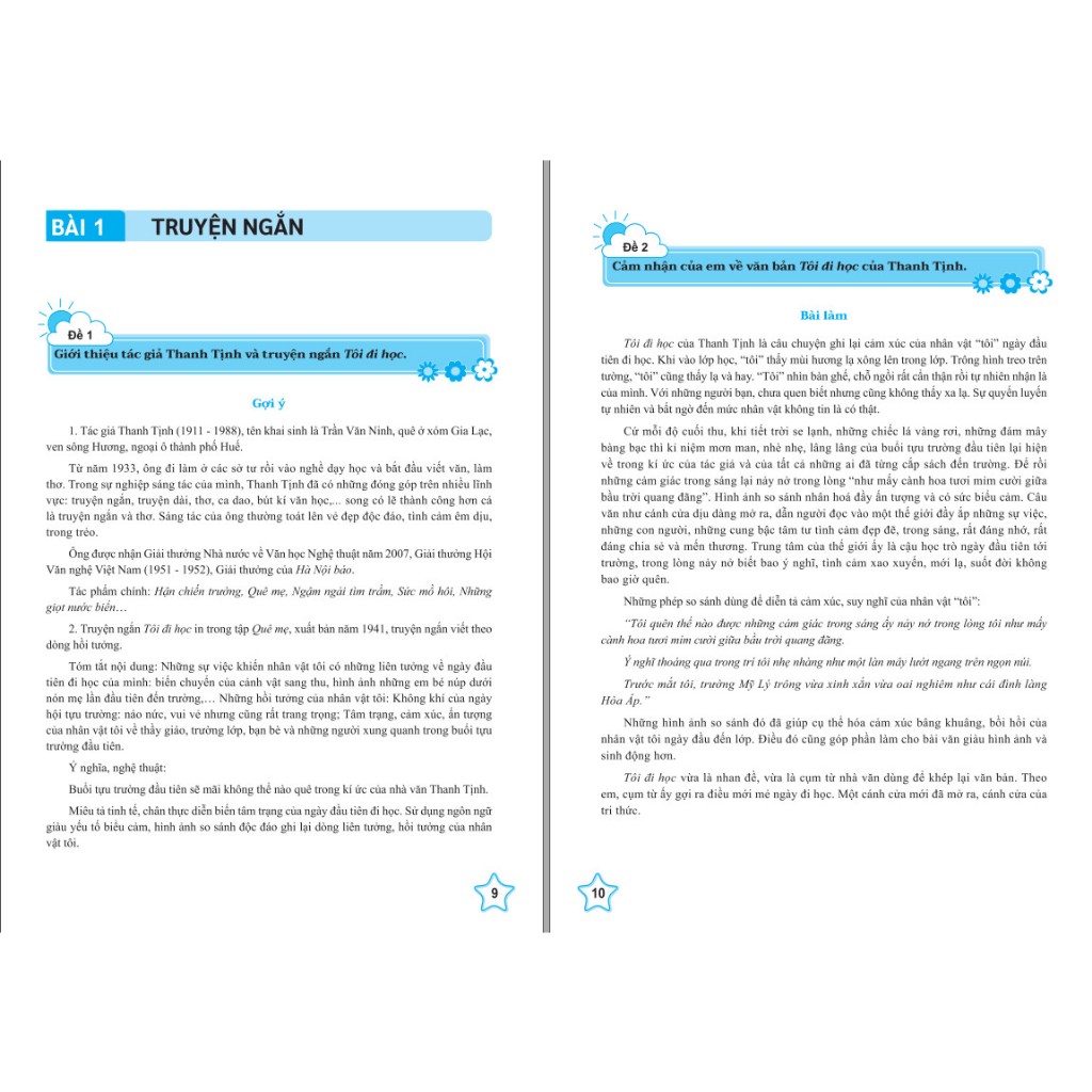 Sách - Combo 2 cuốn Những Bài Làm Văn Mẫu Lớp 8 - Cánh Diều - ndbooks