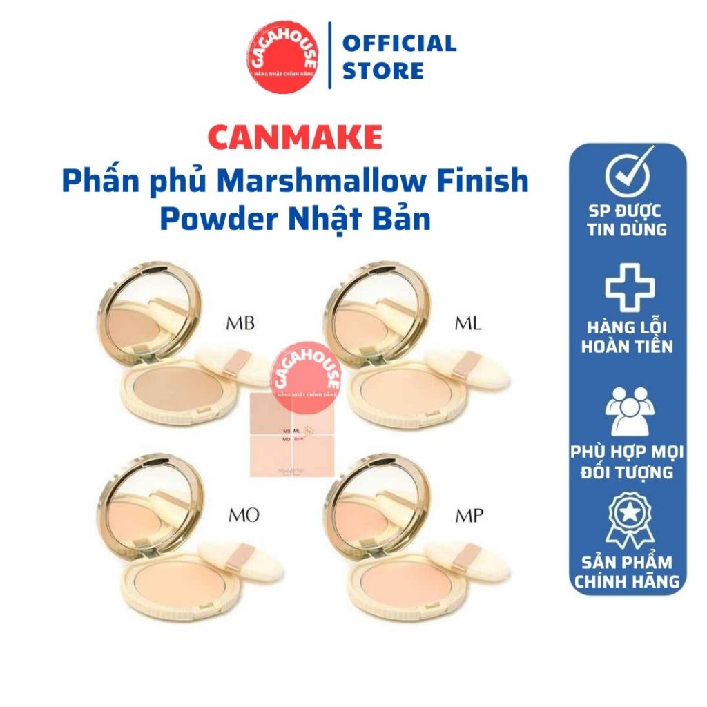 Phấn phủ Canmake Marshmallow Finish Powder Nhật Bản