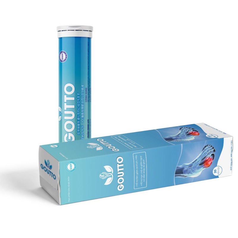 🍀 - Hỗ trợ điều trị bệnh Gout, làm giảm acid uric máu Hộp 20 Viên