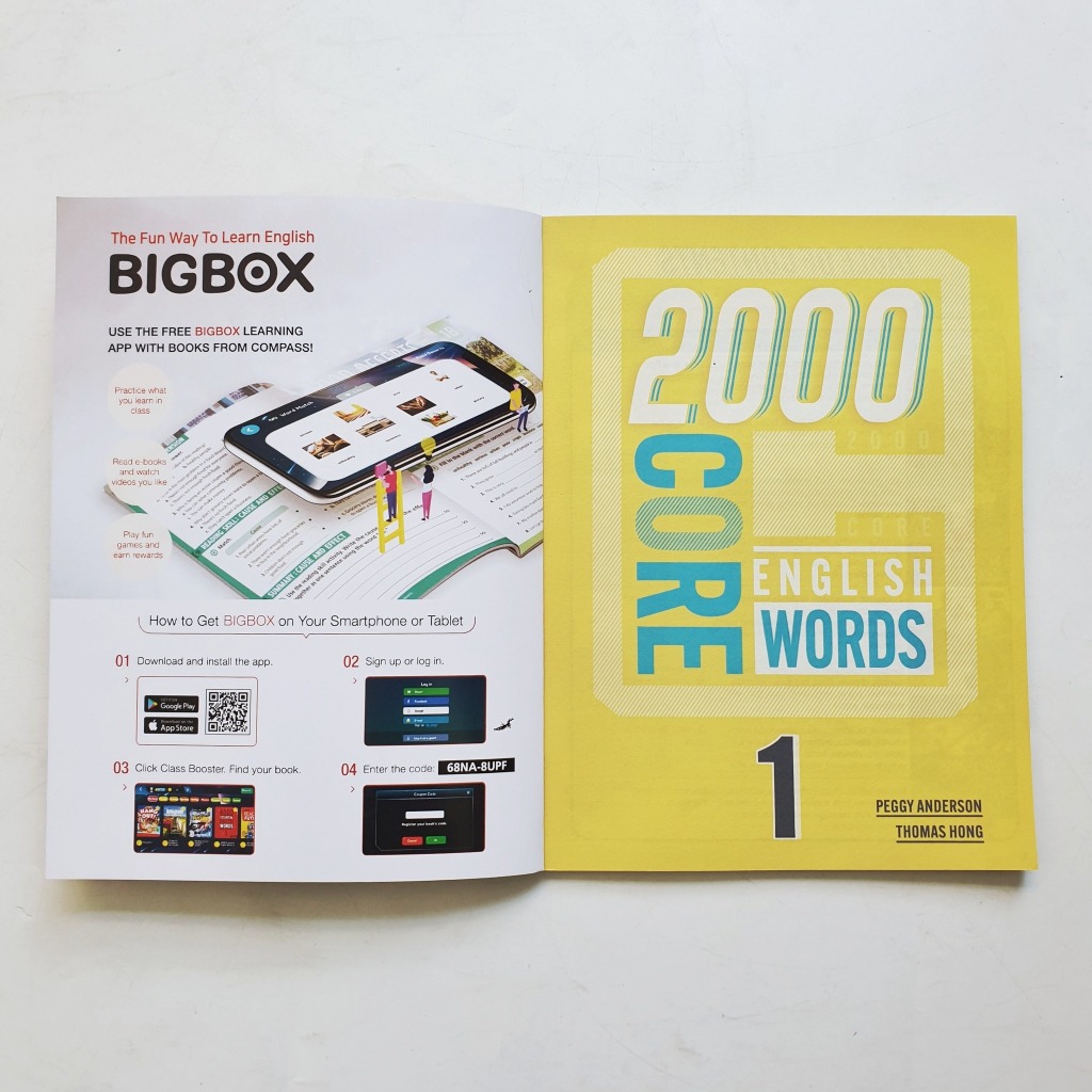 Sách - 2000 core English words - bộ 4 cuốn