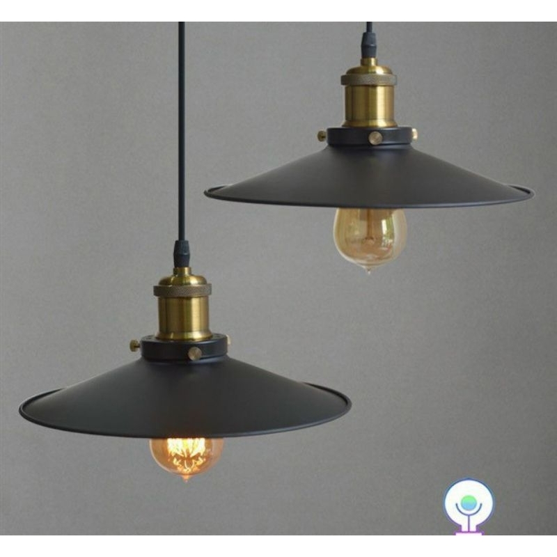 Chao đèn thả đĩa d22-26-30cm,chao đèn thả đui mạ đồng