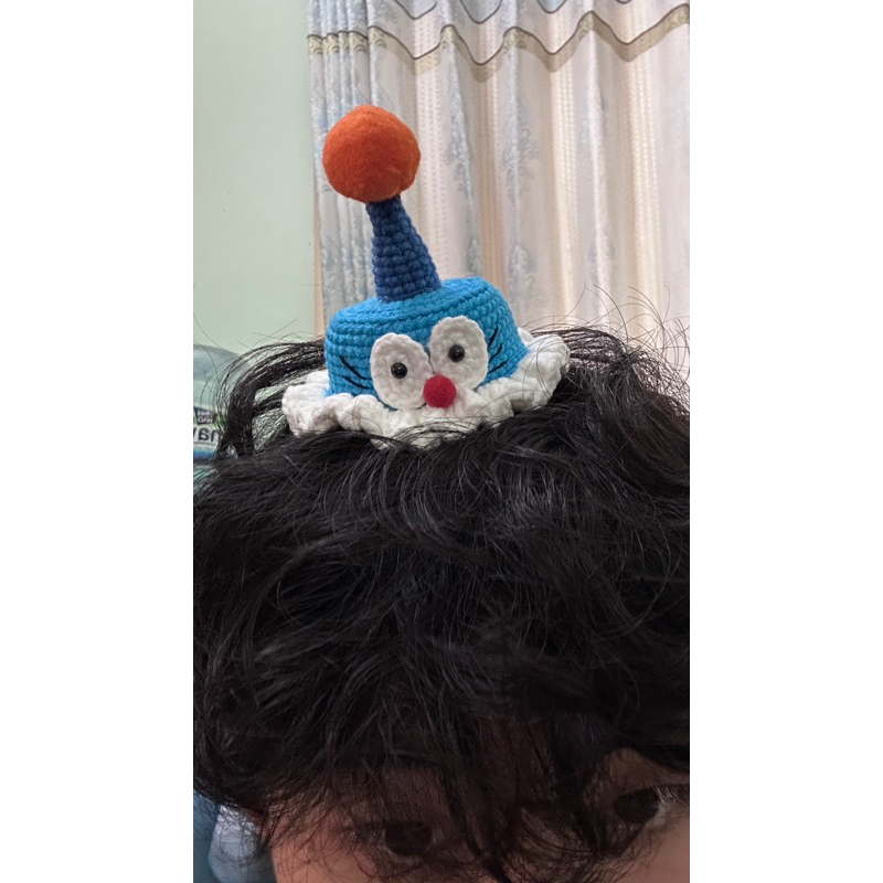 Mũ Sinh Nhật Len Mini Doraemon Doraemon
