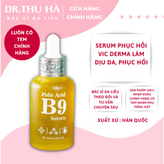 CHÍNH HÃNG | [MẪU MỚI] Serum B9 Vic Derma Folic Acid Phục Hồi Trẻ Hóa Vicderma - Dr. Thu Hà