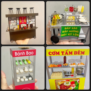 Mô hình xe đồ ăn các loại 1/12
