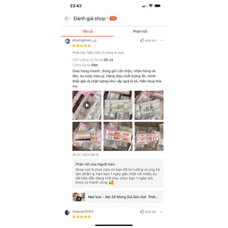 Nail box chân đính đá và hoa bột bộ 24 móng đủ size