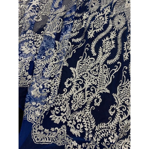 2 mét lưới kim tuyến màu xanh bạc 5107